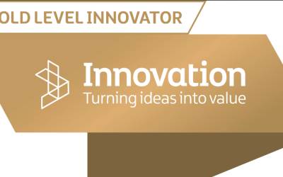 Gold Innovator NI Stamp Awarded by Innovate NI